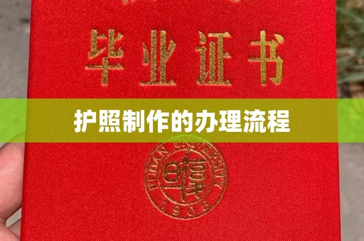 沅陵护照制作的办理流程