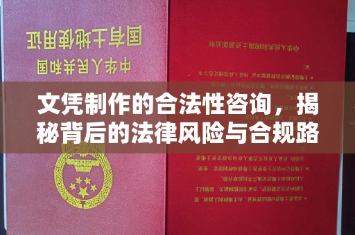 天宁文凭制作的合法性咨询，揭秘背后的法律风险与合规路径